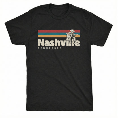 Retro Nashville Tee | Classic Tee black