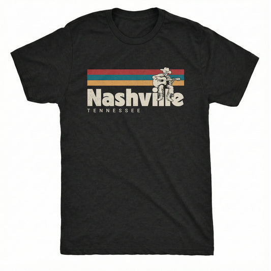 Retro Nashville Tee | Classic Tee black