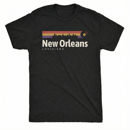 Retro Nola Tee | Classic Tee Black