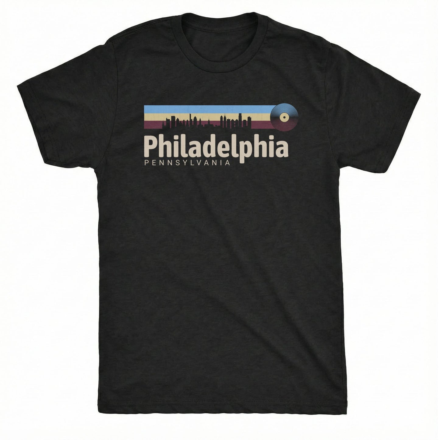 Retro Philly Tee | Classic Tee Black