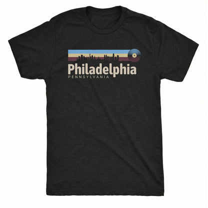 Retro Philly Tee | Classic Tee Black