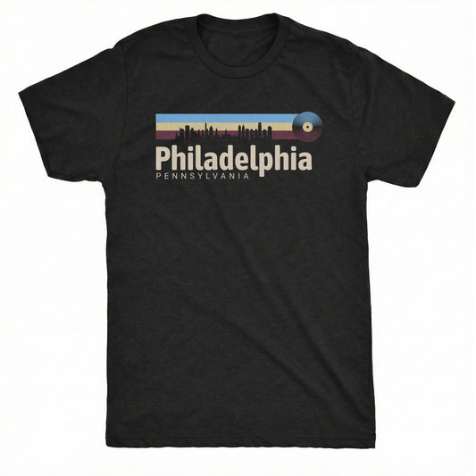Retro Philly Tee | Classic Tee Black