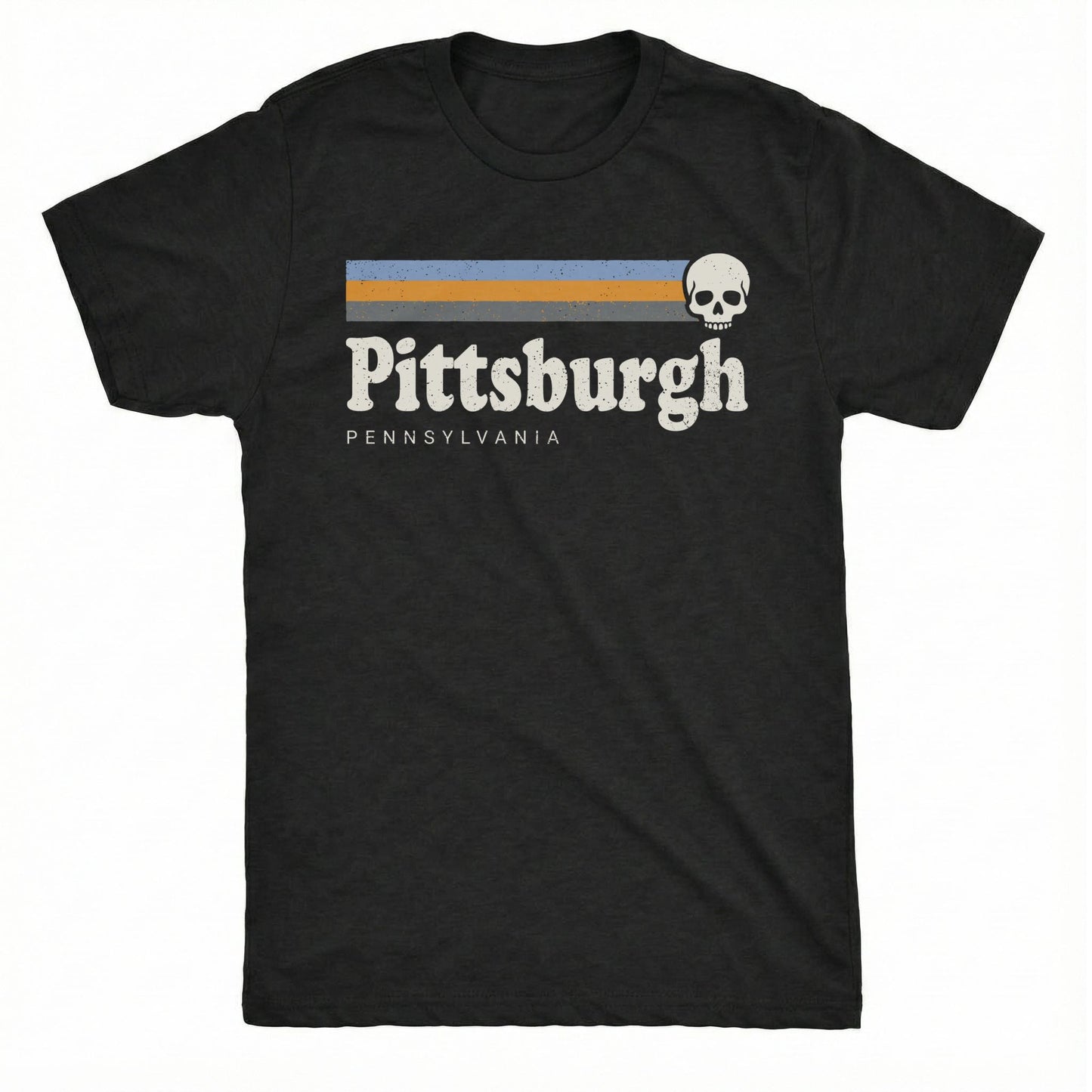Retro Pittsburgh Tee | Classic Tee Black