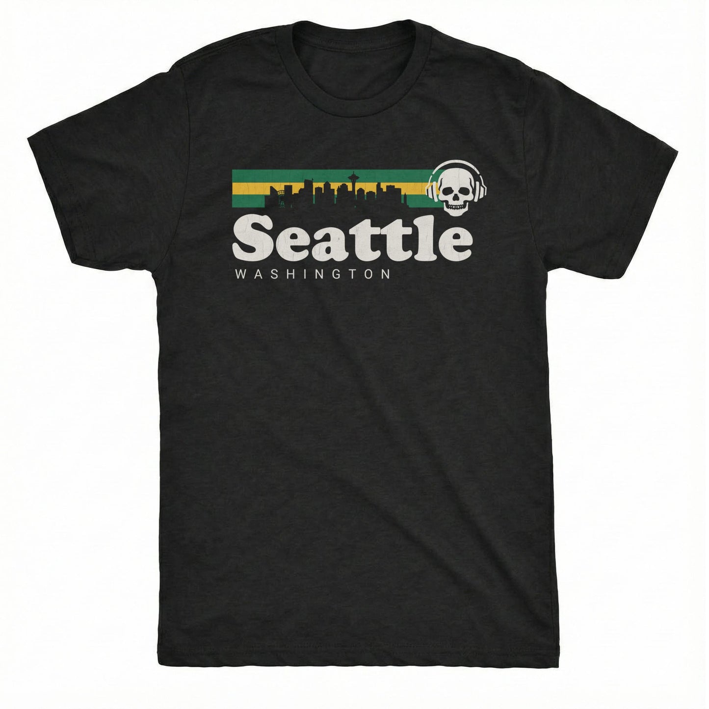 Retro Seattle Tee | Classic Tee Black