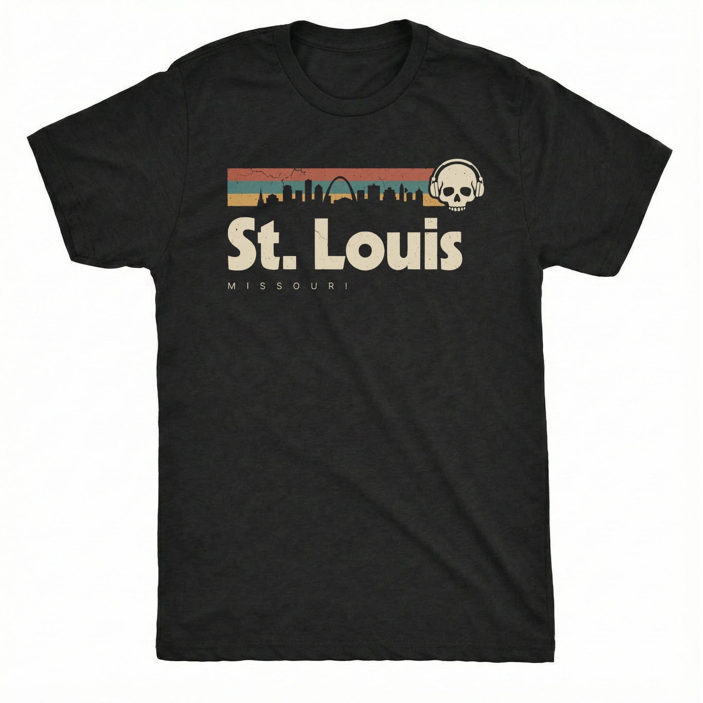 Retro St. Louis Tee | Classic Tee Black