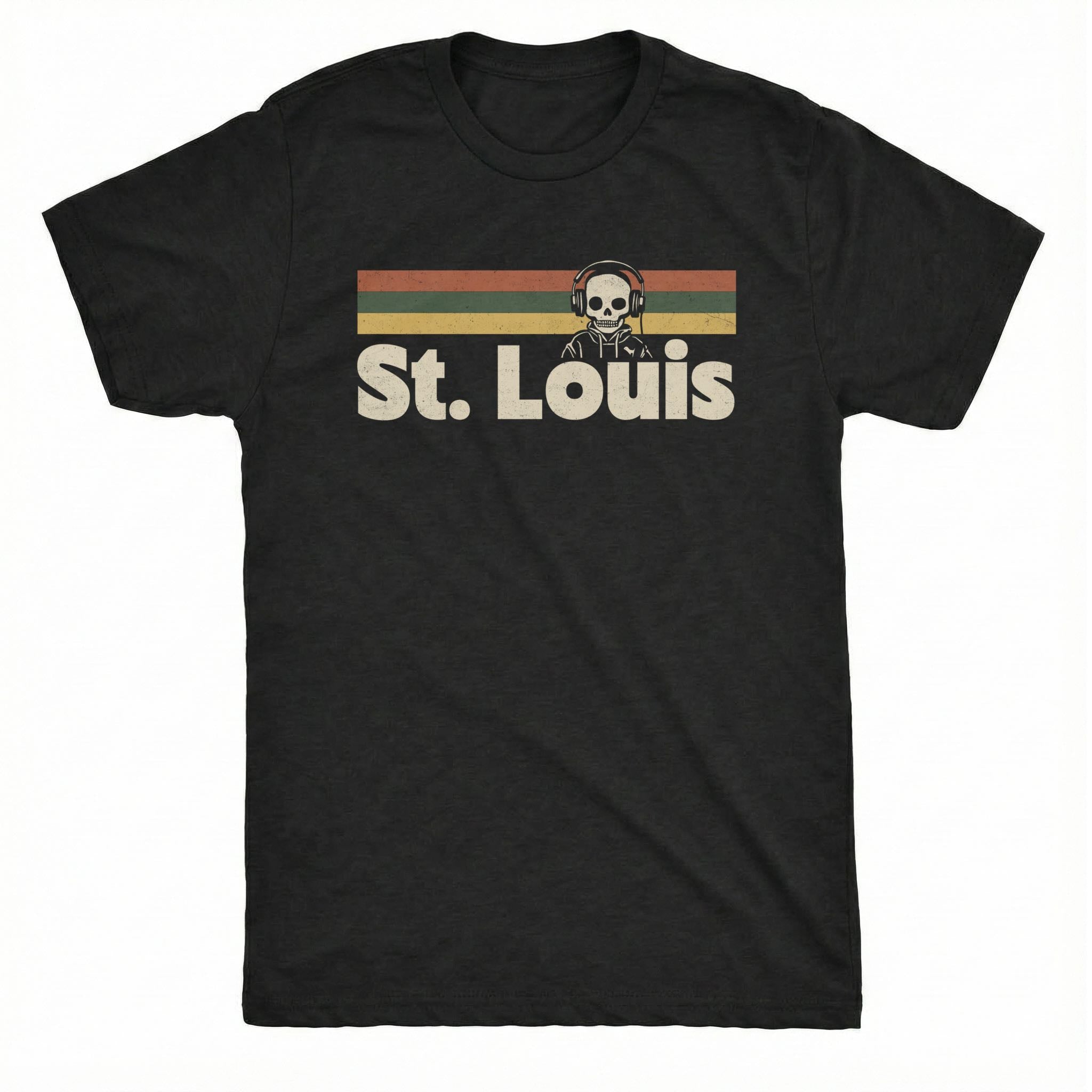 Retro St. Louis Tee | Classic Tee Black