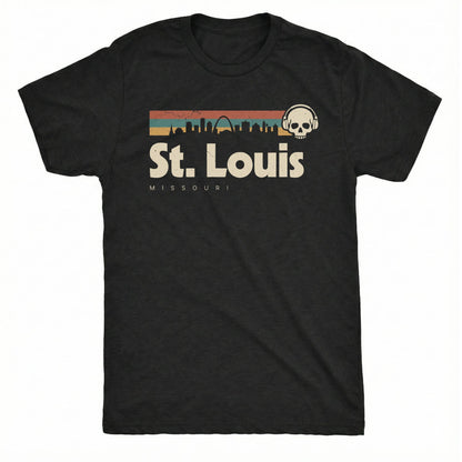 Retro St. Louis Tee | Classic Tee Black