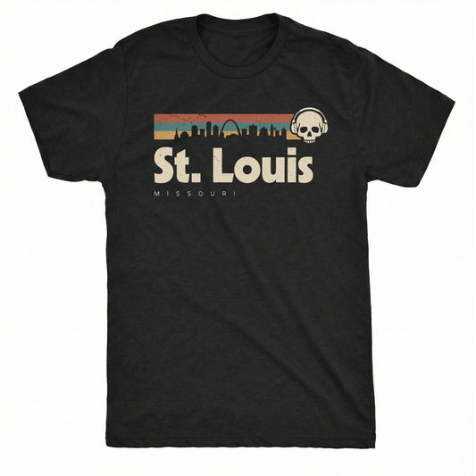 Retro St. Louis Tee | Classic Tee Black