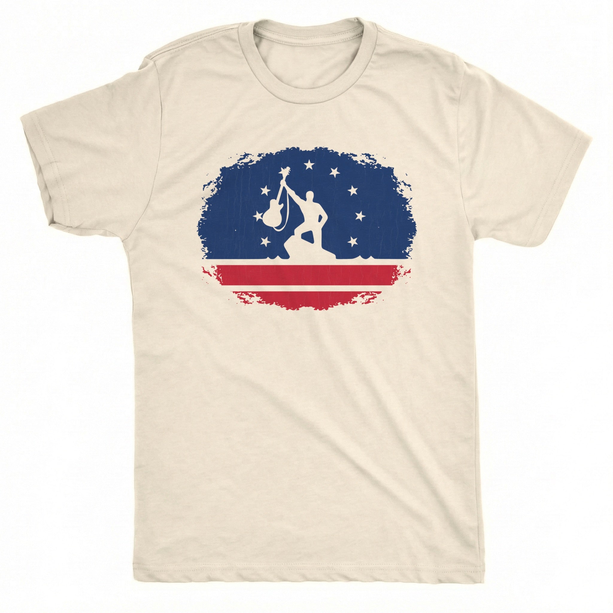 Richmond Flag Tee Natural Mockup