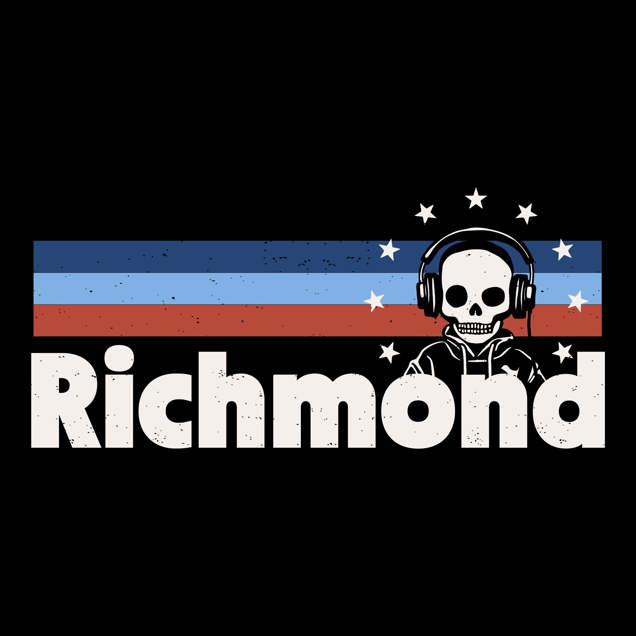 Richmond Stripes Tee Black Design