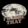 Ride That Tee Black Design