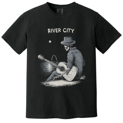 River City Nights Tee | Comfort Colors® 1717 Black