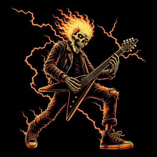 Rock God Tee Black Design