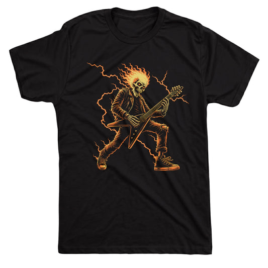 Rock God Tee Black Mockup
