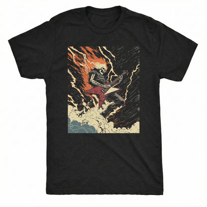 Rock Lightning Tee | Classic Tee Black