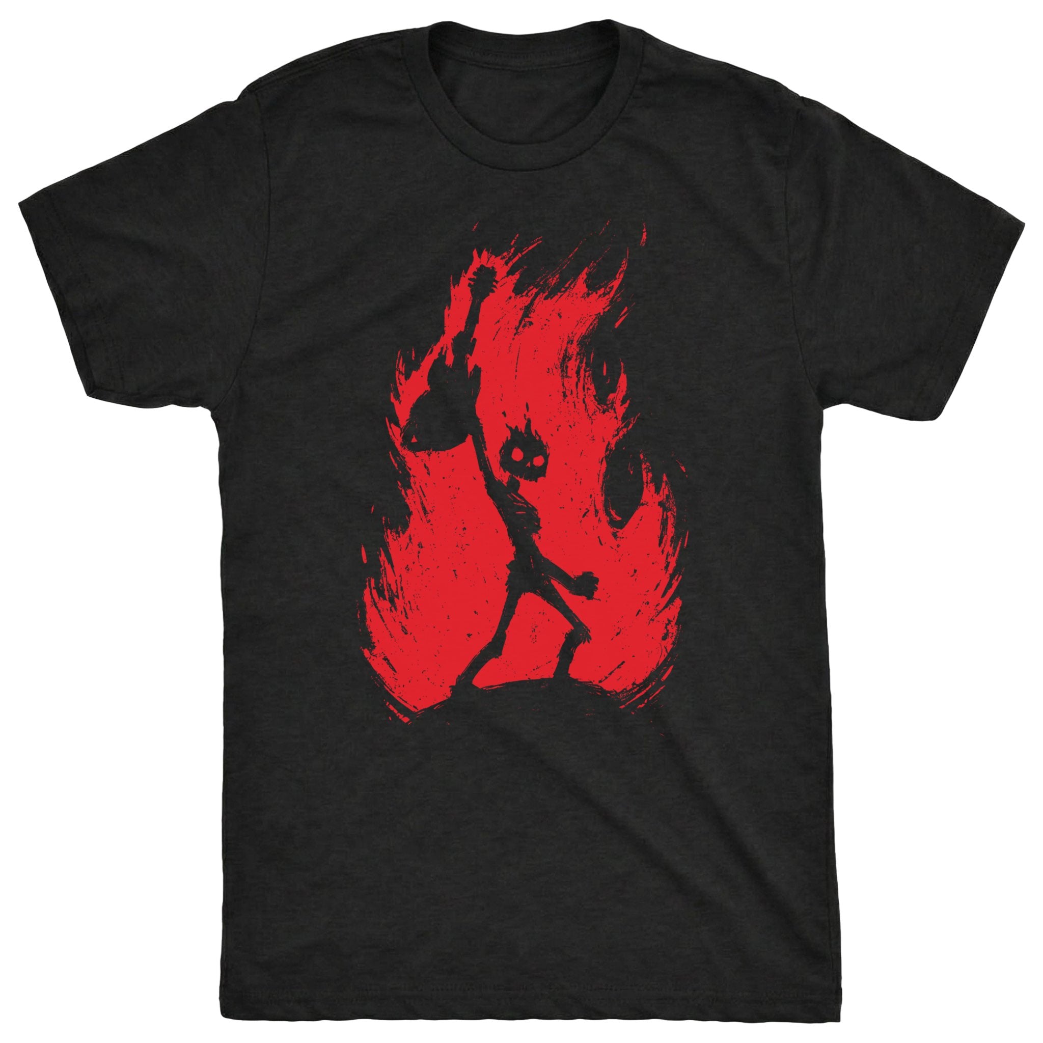 Rock Salute Tee Black Mockup