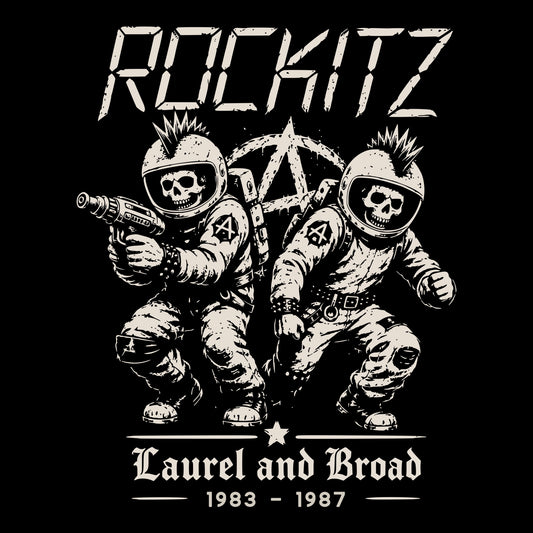 Rockitz Tee Black Design
