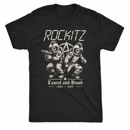 Rockitz Tee Black Mockup