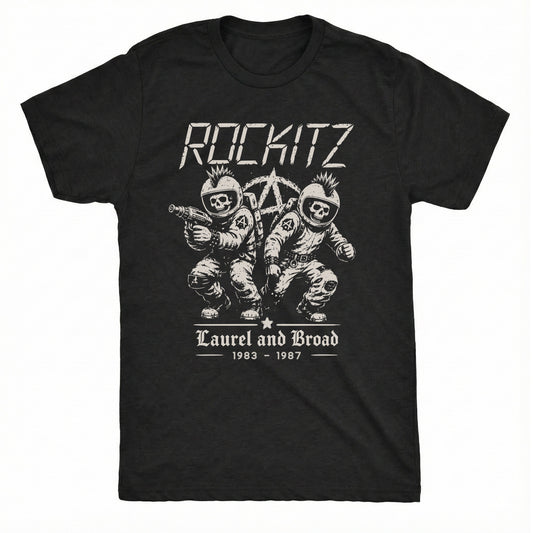 Rockitz Tee Black Mockup