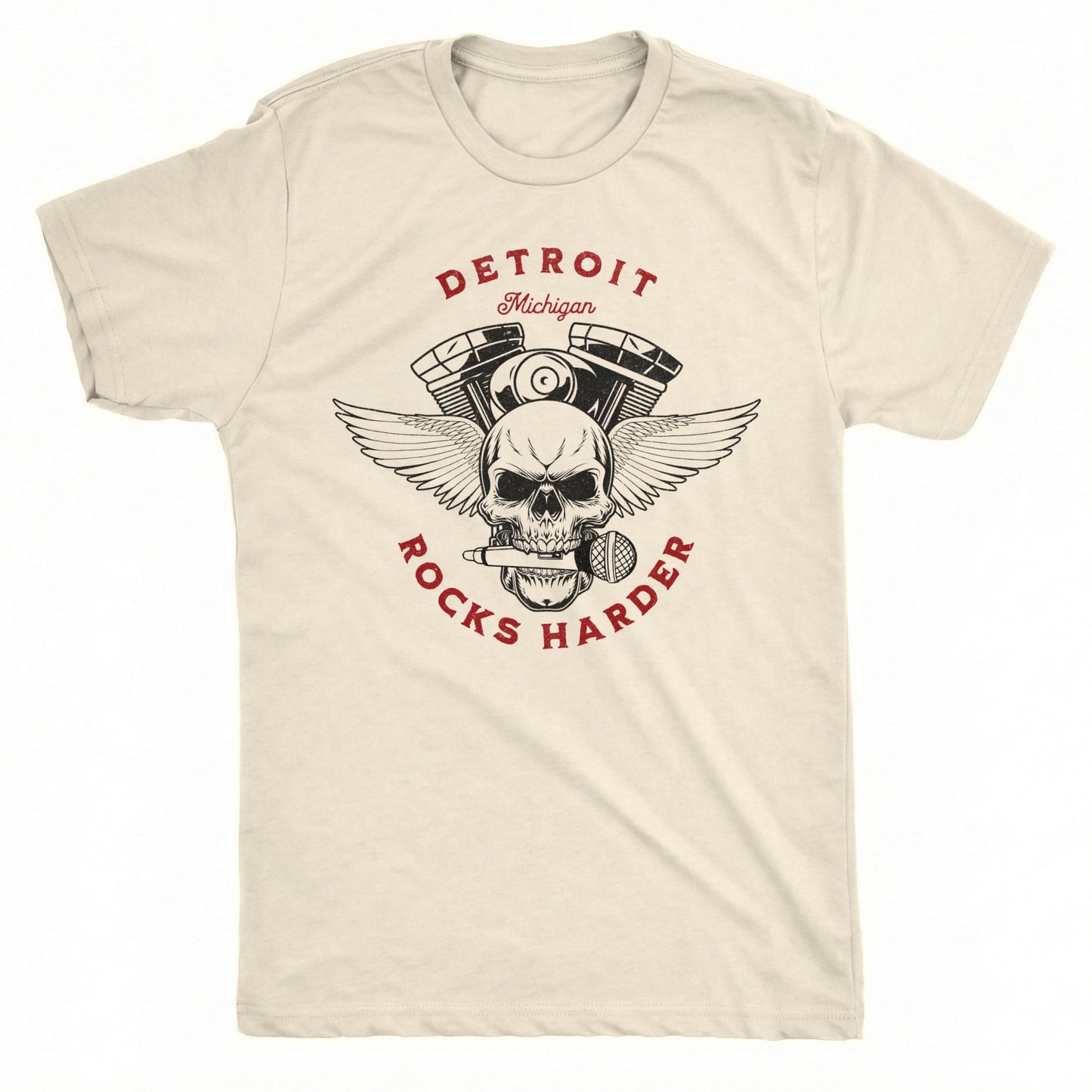 Rocks Harder Tee | Classic Tee Natural