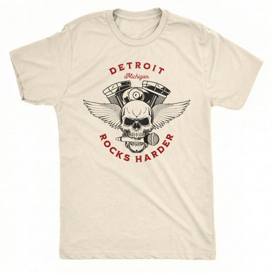 Rocks Harder Tee | Classic Tee Natural