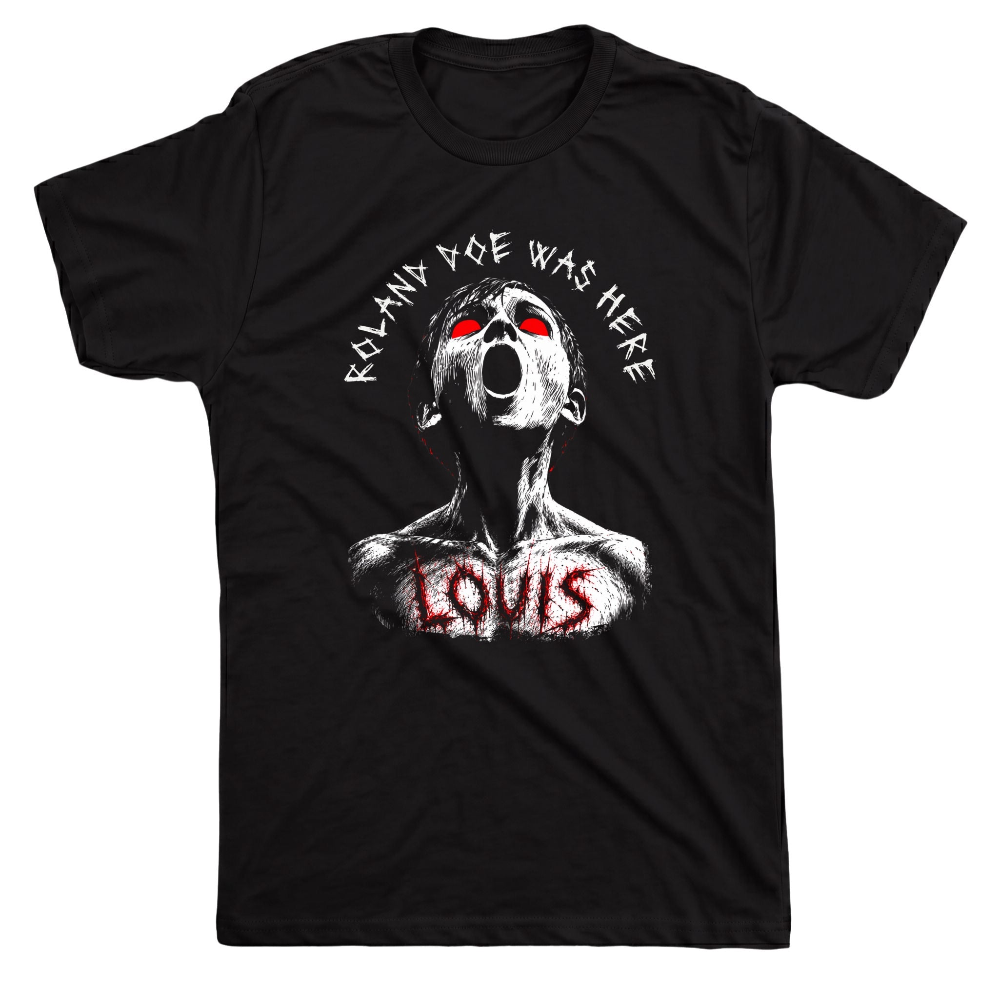 Roland Doe Tee Black Mockup