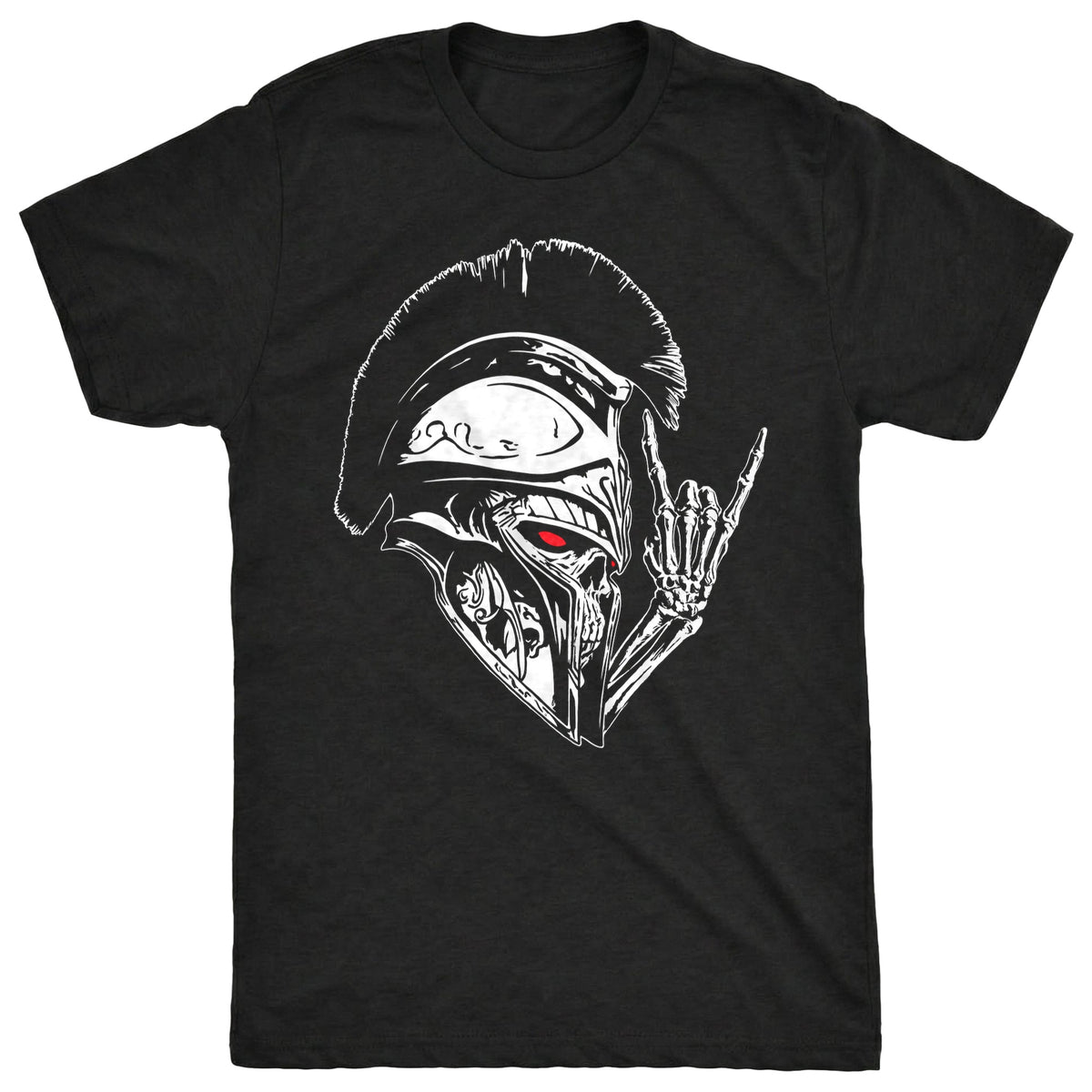 Roman Punk Tee Black Mockup