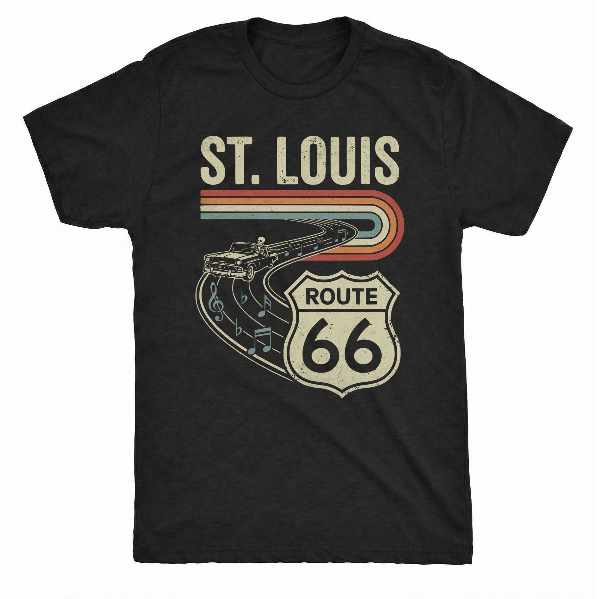 Route 66 Tee | Classic Tee Black