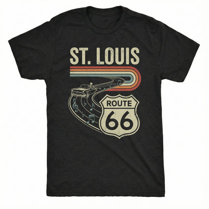 Route 66 Tee | Classic Tee Black
