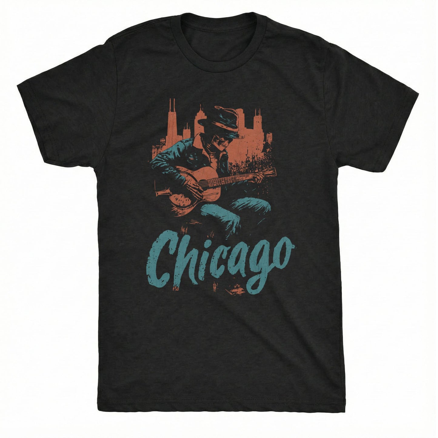 Rusted Blues Tee | Classic Tee Black