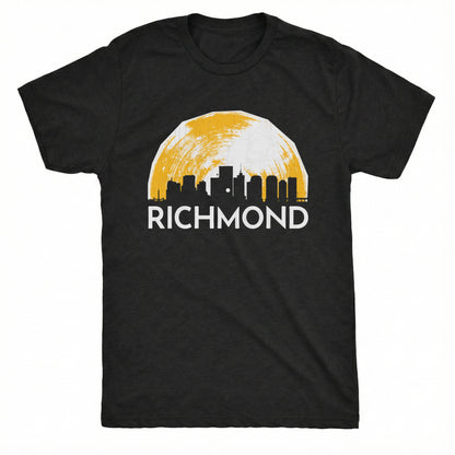 Rva Vinyl Tee Black Mockup