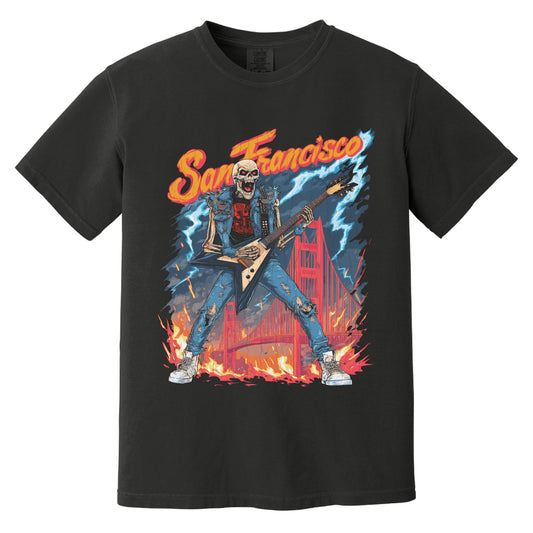 S.F. Metal T-Shirt | Comfort Colors® 1717 Black