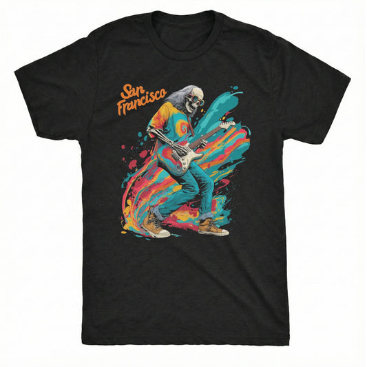 S.F. Prog Rock T-Shirt | Classic Tee Black