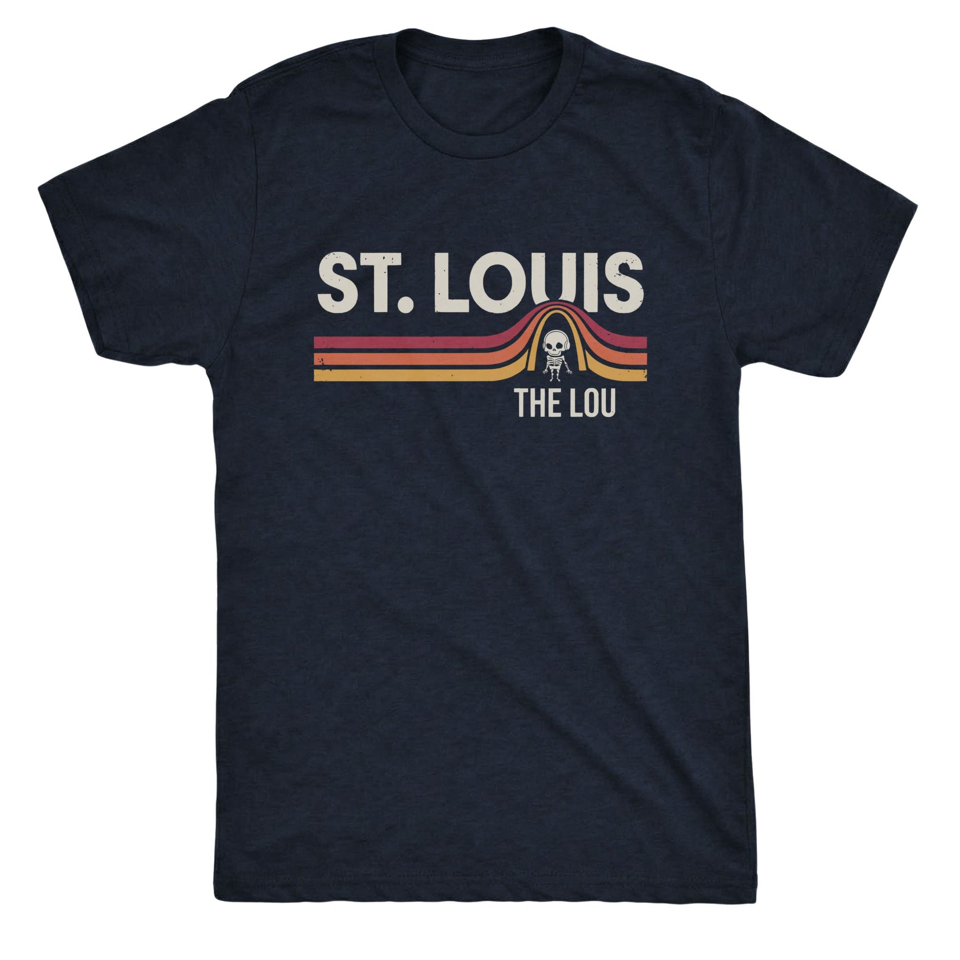 STL Friend Tee Navy Mockup