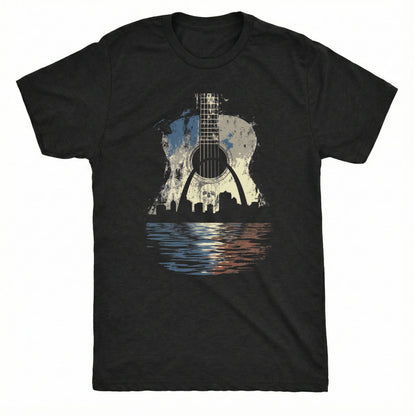 STL Guitar T-Shirt | Comfort Colors® 1717 Black