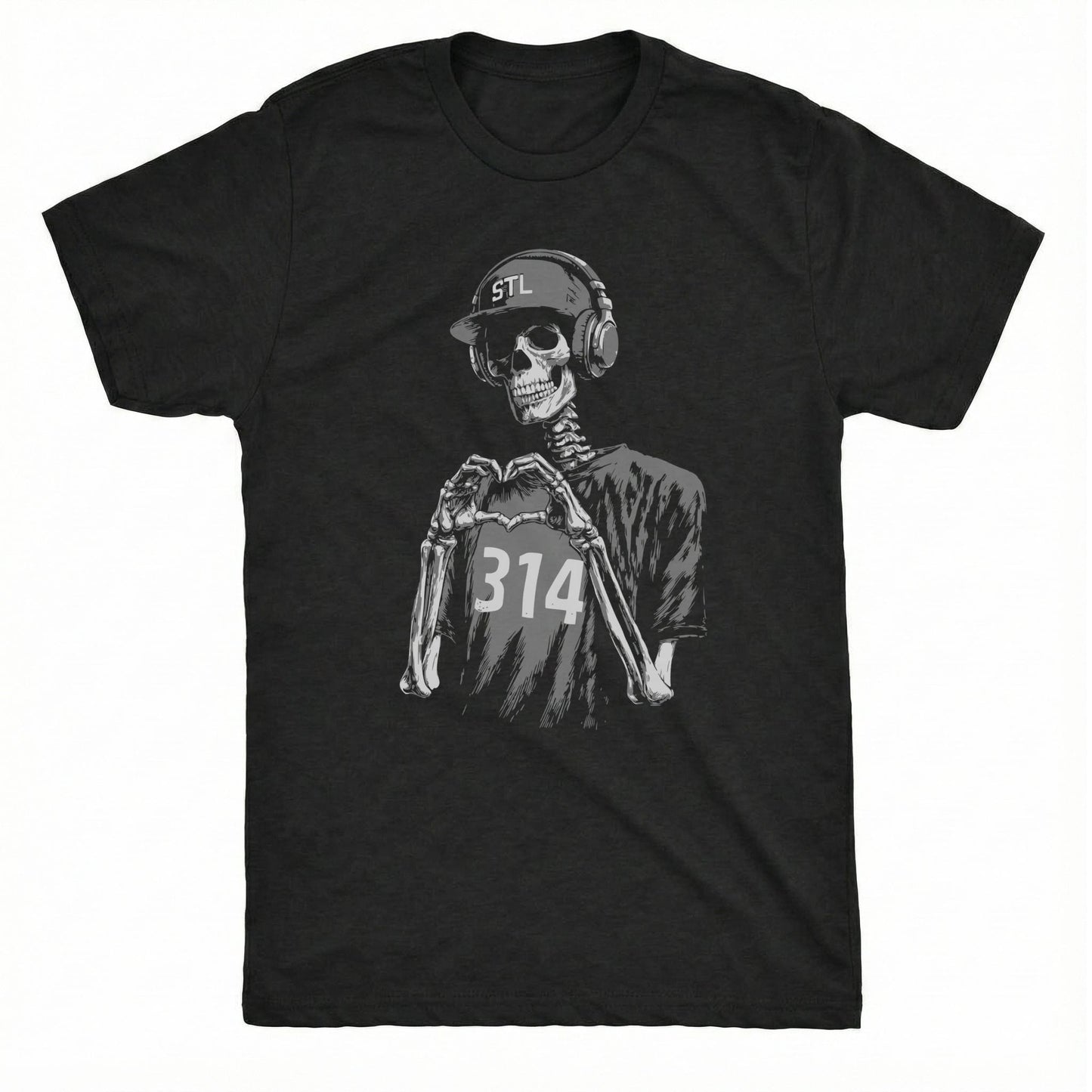STL Heart Tee | Classic Tee black
