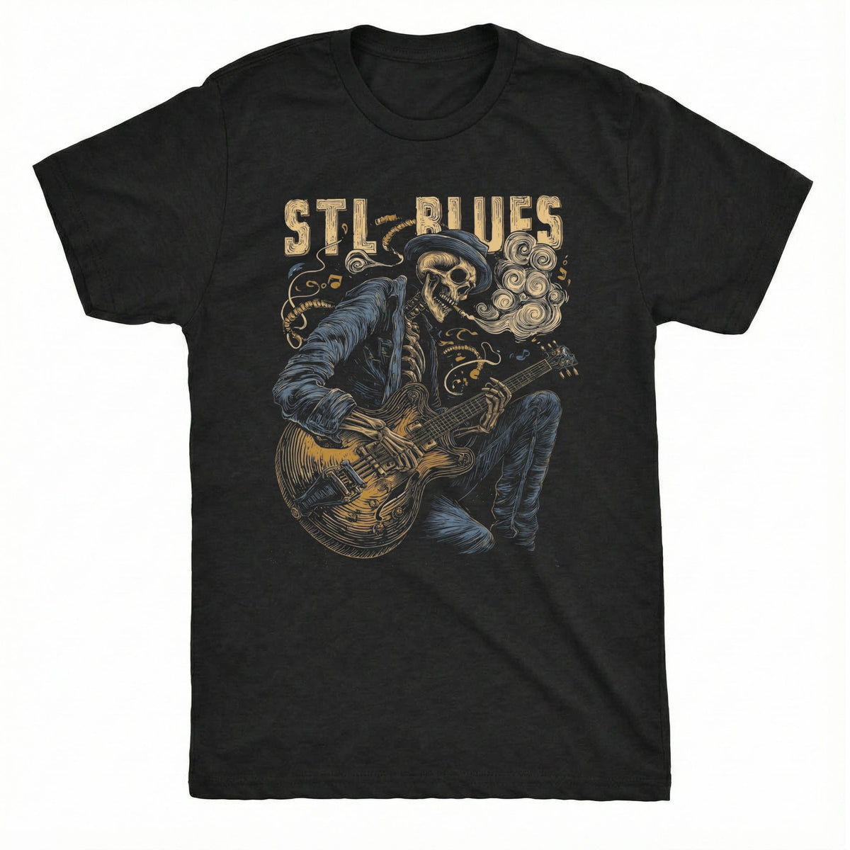 STL Smoke T-Shirt | Comfort Colors® 1717 Black