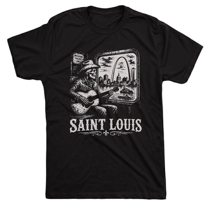 STL Train Tee Black Mockup
