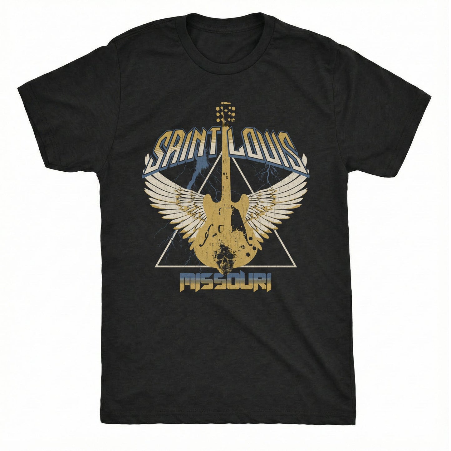STL Wings Tee | Classic Tee Black