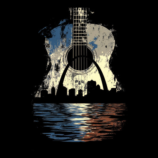 STL Guitar T-Shirt Design