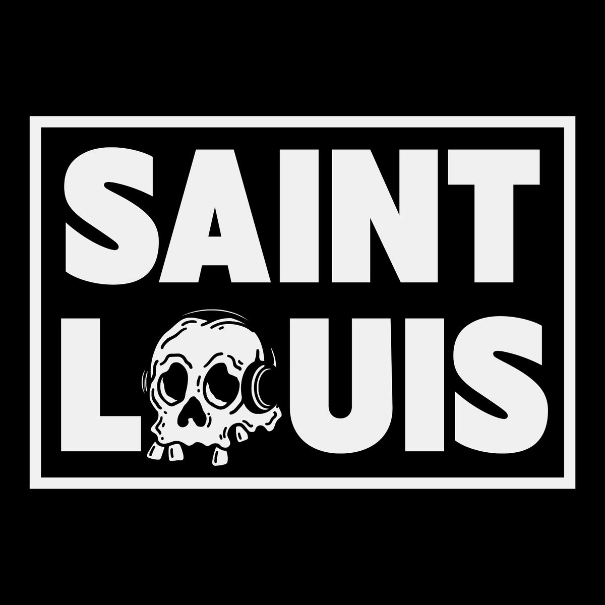 Sadly Stl Tee Black Design