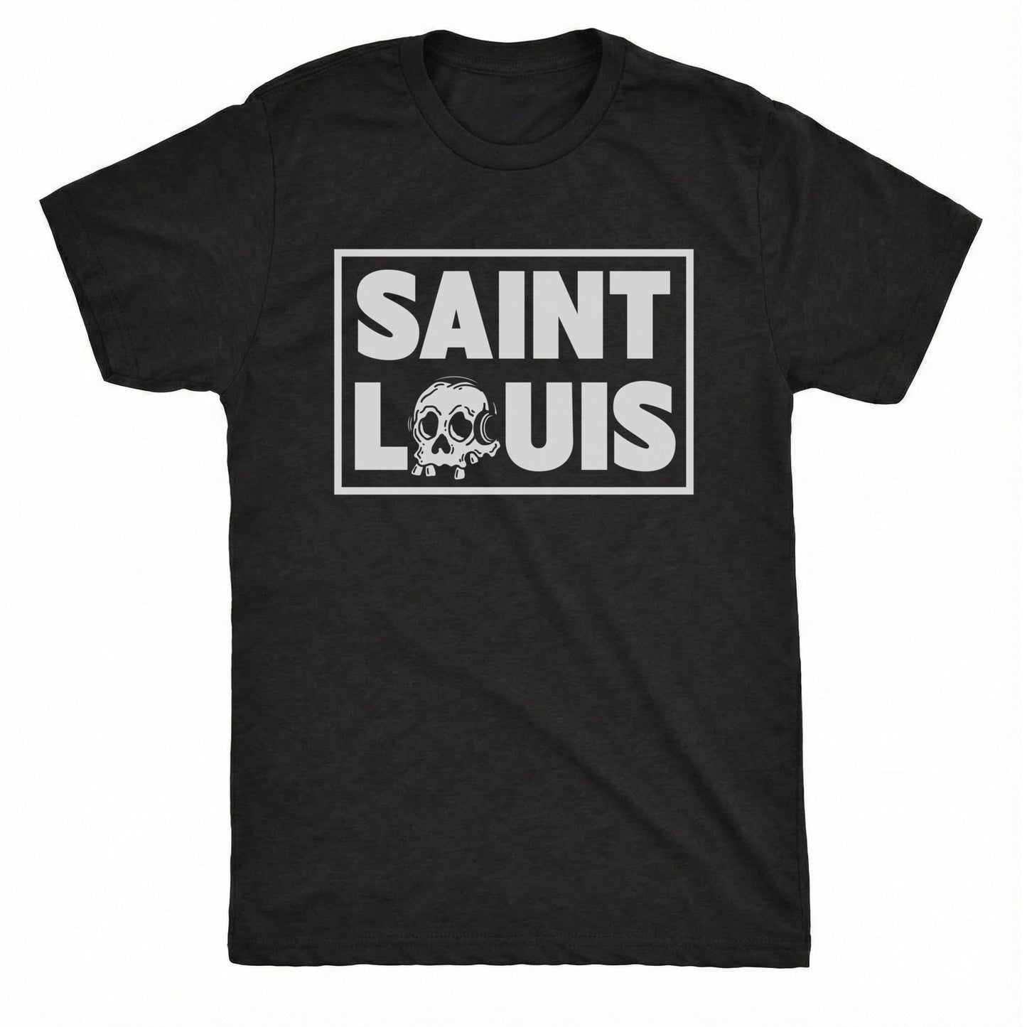 Sadly Stl Tee Black Mockup