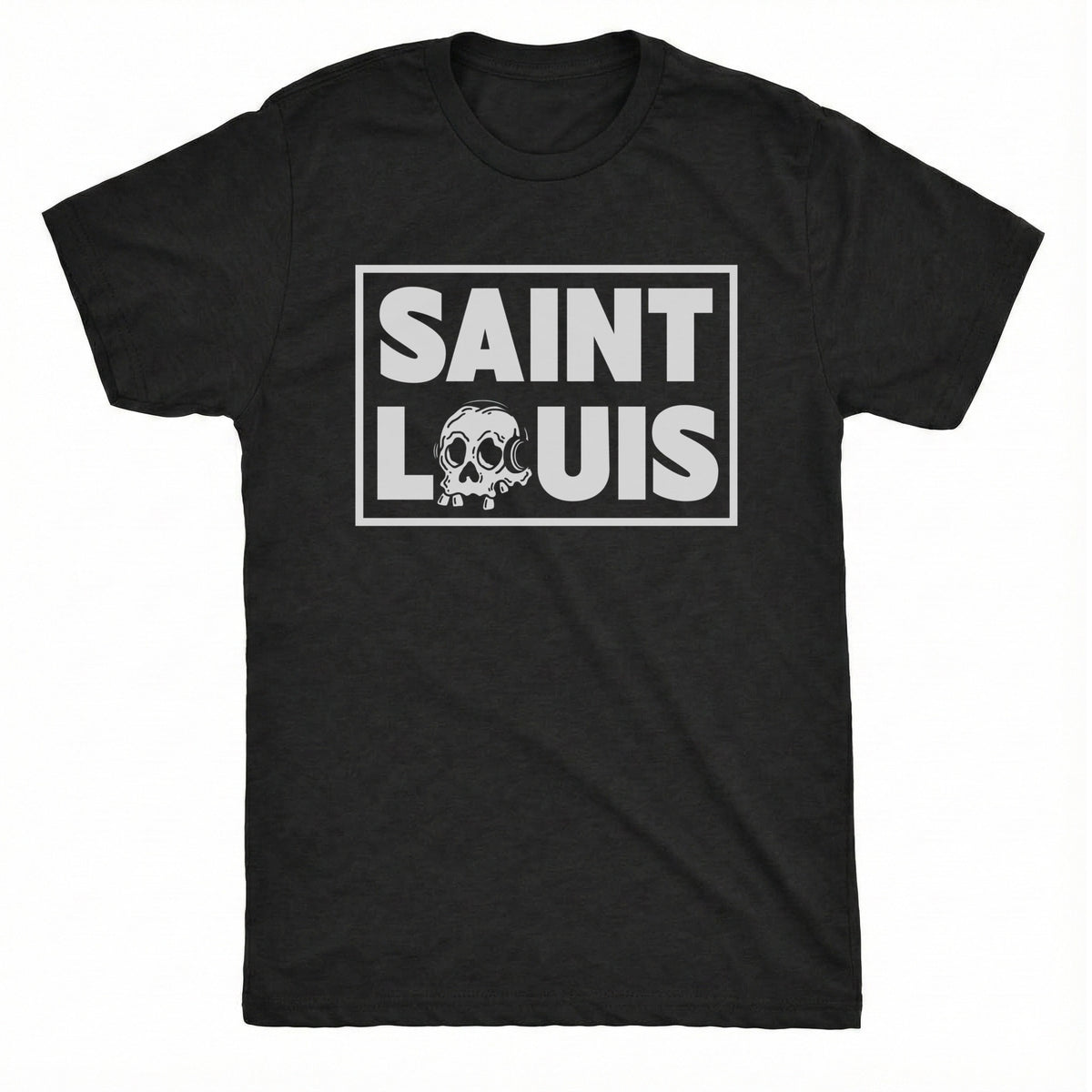 Sadly Stl Tee Black Mockup