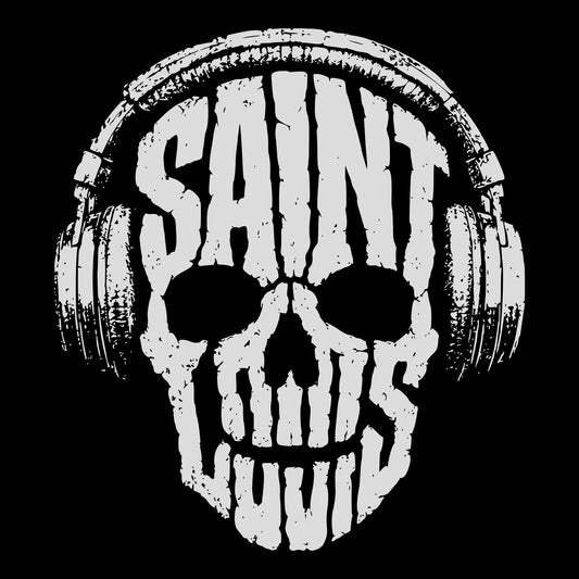 Saint Louis Skull Tee Black Design