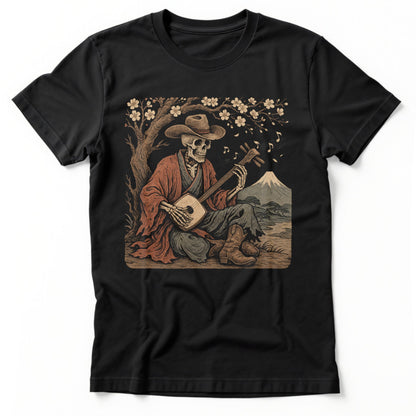 Sakura Hollow T-shirt | Comfort Colors® 1717 Black