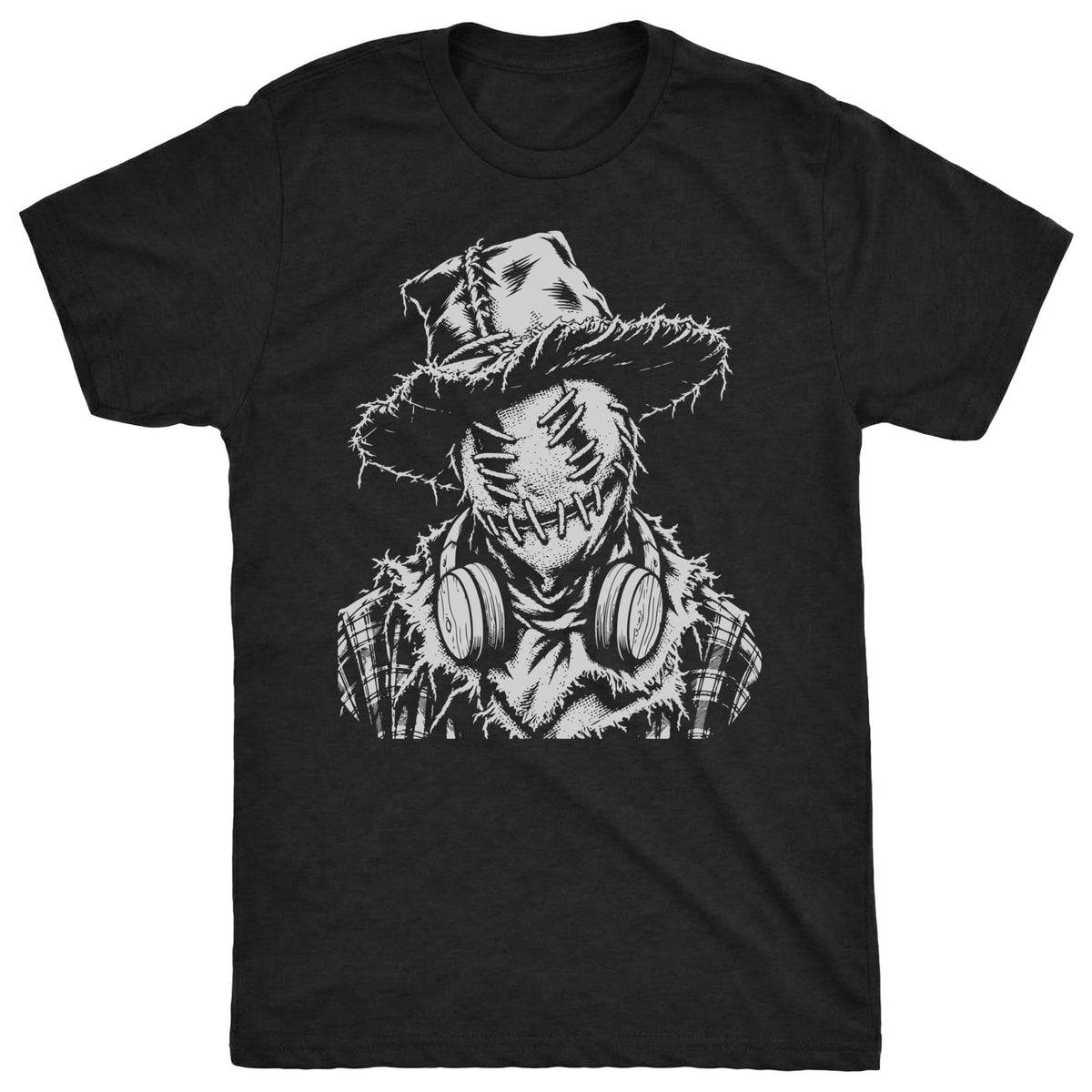 Scarecrow DJ Tee Black Mockup