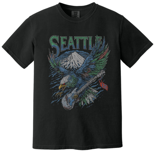 Seahawk Tee | Comfort Colors® 1717 Black
