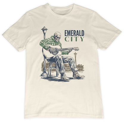 Seattle Busker Tee | Classic Tee Natural