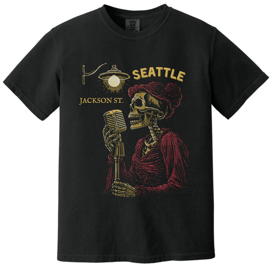 Seattle Jazz Tee | Comfort Colors® 1717 Black
