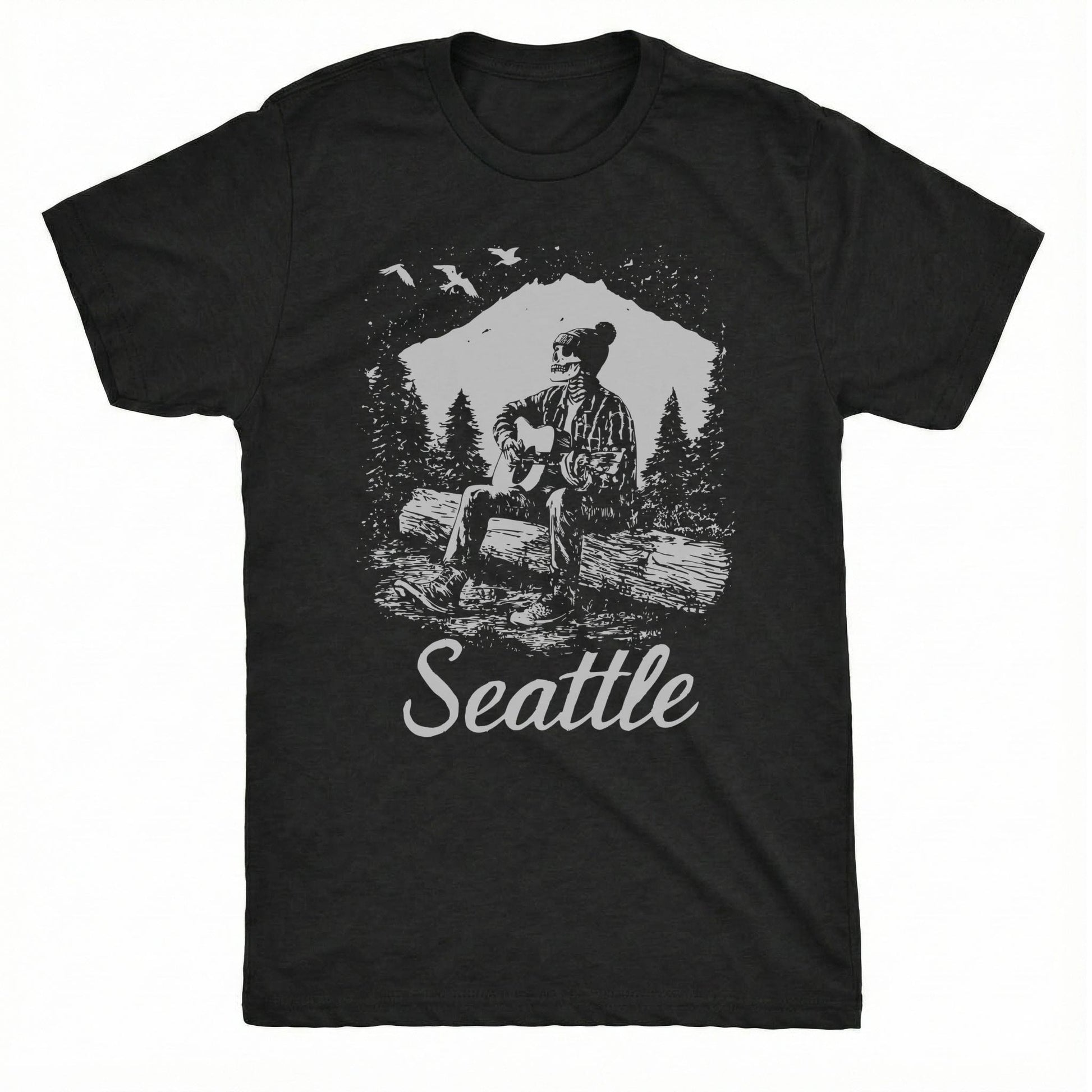 Seattle Snow Tee | Classic Tee Black